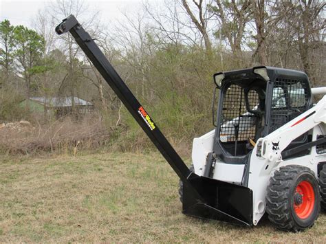 how to build a boom pole for skid steer|boom attachment for skid steer.